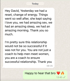Screenshot of a whatsapp chat between David Meessen and a client. The client describes his success in his dating life.