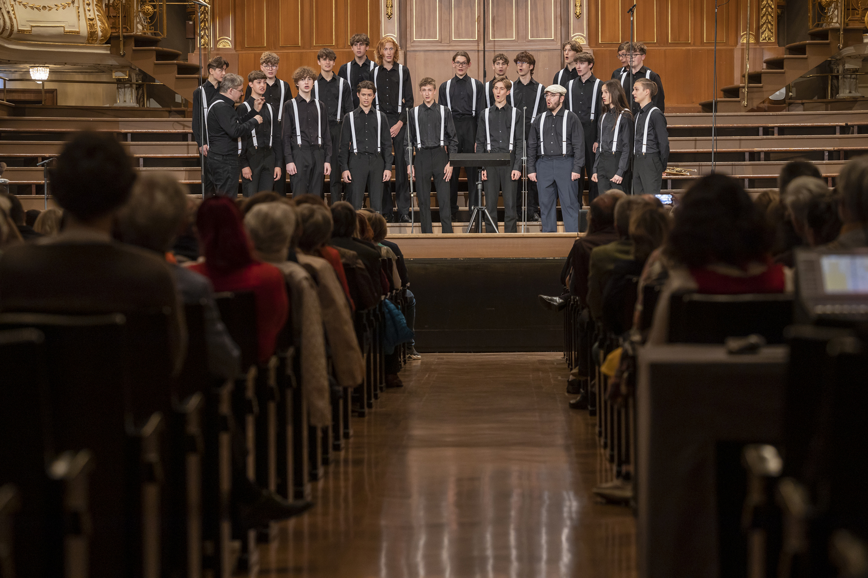 Salzburger Burschen at the state youth choir concert, Voices of Spirit 2023, Graz