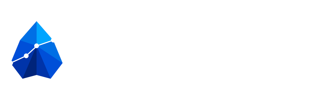 Logo: Eine blaue, pyramidenförmige Form mit einem weißen Liniendiagramm und dem Text „Social Seed SOCIAL MEDIA CONSULTING“.