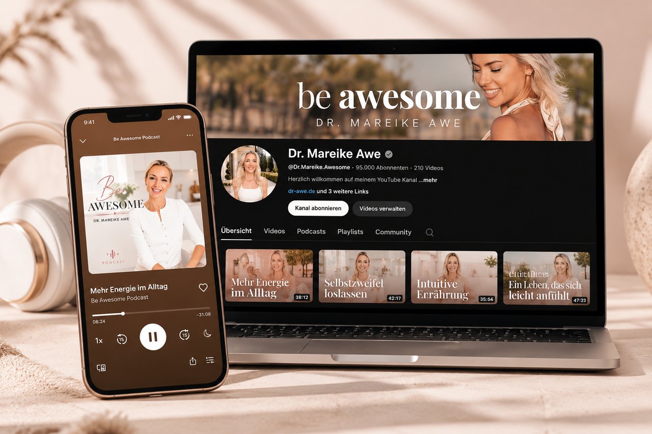 Be Awesome Podcast auf Spotify und YouTube