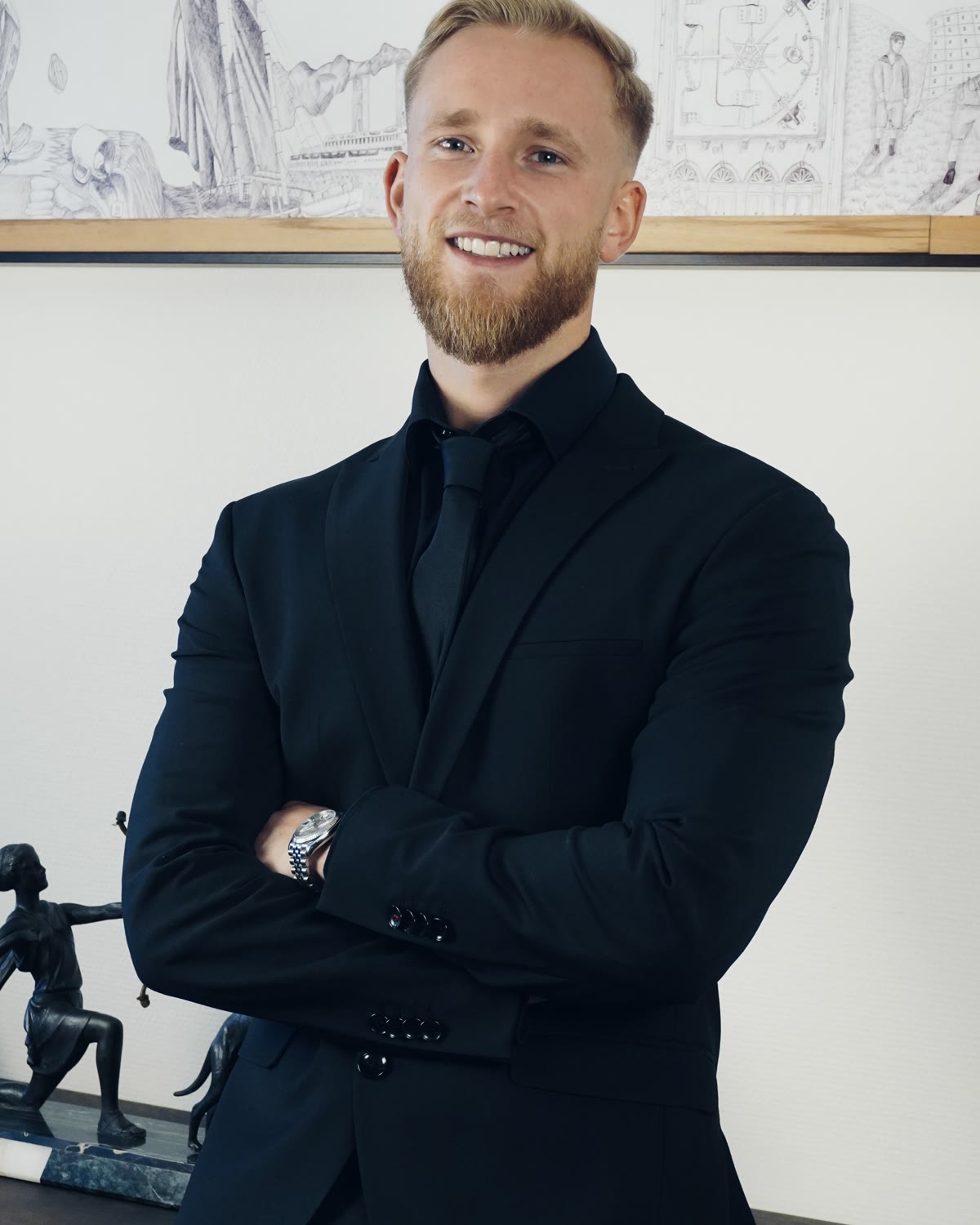 Michael Zikeli, Leitung und Beratung, im Büro in Aidenbach