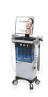Ein Hydro Master Hollywood Hydro Facial Gerät mit Display, Schläuchen, Reglern und Rollen.