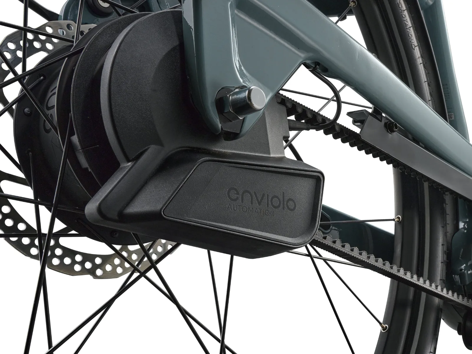 Liv Allure E+ 0 Storm Cloud, SyncDrive-Sport-2-Mittelmotor mit Zahnriemen