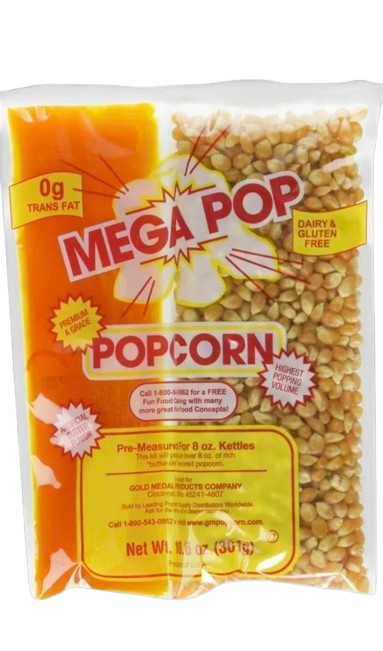Sachet de maïs à éclater pour machine à popcorn