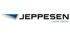 Logo von Jeppesen, A Boeing Company, mit einem blauen Flügelsymbol.