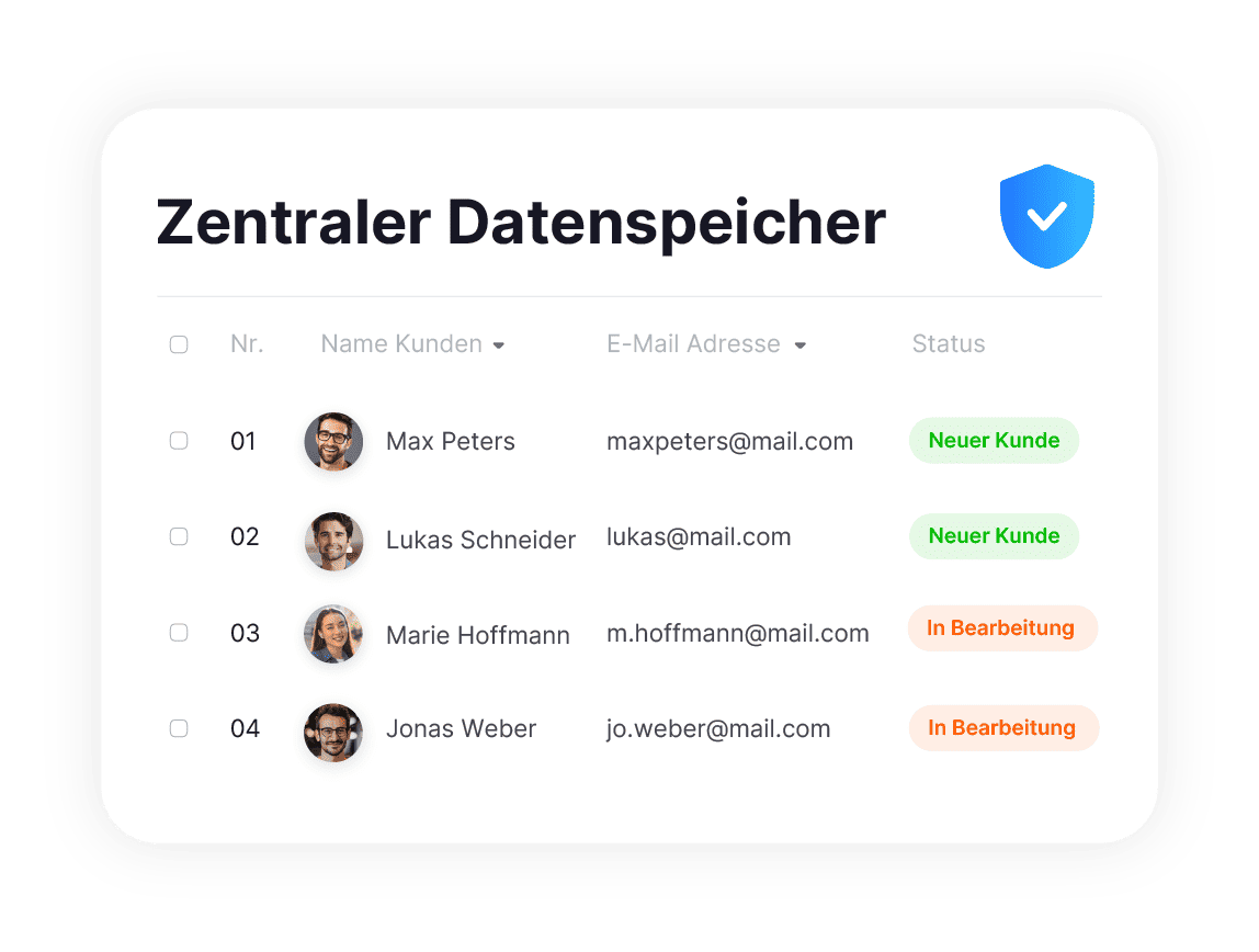 Zentrale Datenspeicherung