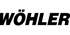 Schwarzes WÖHLER-Logo auf dunkelgrünem Hintergrund.