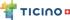 Ticino-Logo mit bunten Pixeln, die eine Form bilden, und dem Text "TICINO" in Blau, daneben eine rote Schweizer Flagge.