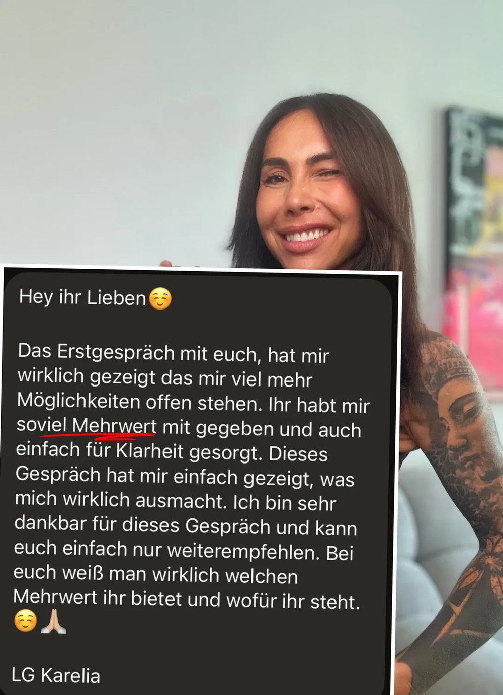 Ergebnis einer Kundin 4