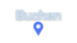 Der weiße Text „Mosbach“ mit schwarzem Rand und einem blauen Standort-Pin darunter vor grünem Hintergrund.
