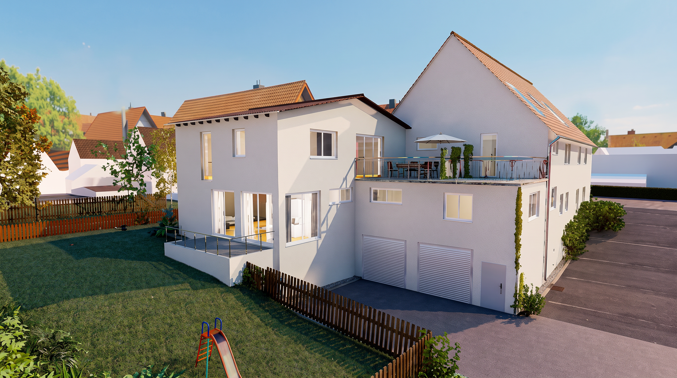 Mehrfamilienhaus Lauinger Straße 9 in Gundelfingen a. d. Donau nach der Sanierung