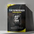 Buch "Tätowierer Checkliste" von Art of Ink Acad. auf grauen Hintergrund.