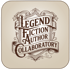 Ornate brown logo with "LEGEND FICTION AUTHOR COLLABORATORY" on ribbons over a shield.