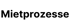Schwarzer Text "Mietprozesse" auf dunkelgrünem Hintergrund.
