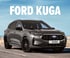 Ford Kuga in Grau auf einer Küstenstraße – moderner SUV mit sportlichem Design. Black Package Edition
