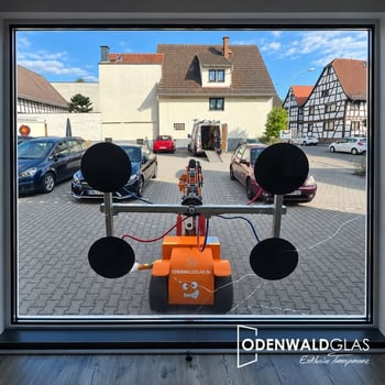 Große Scheiben brauchen die richtige Technik.