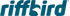 Das Wort "riffbird" in blauen Kleinbuchstaben.
