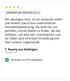 Kundenrezension mit 4 von 5 Sternen, bewertet mit "Sehr Gut 4.6/5". Text: "Wir überlegen noch, ob wir verkaufen sollen..."