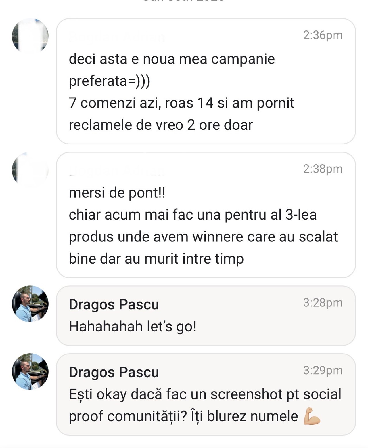 7 comenzi și ROAS 14, la 2 ore după lansarea reclamelor
