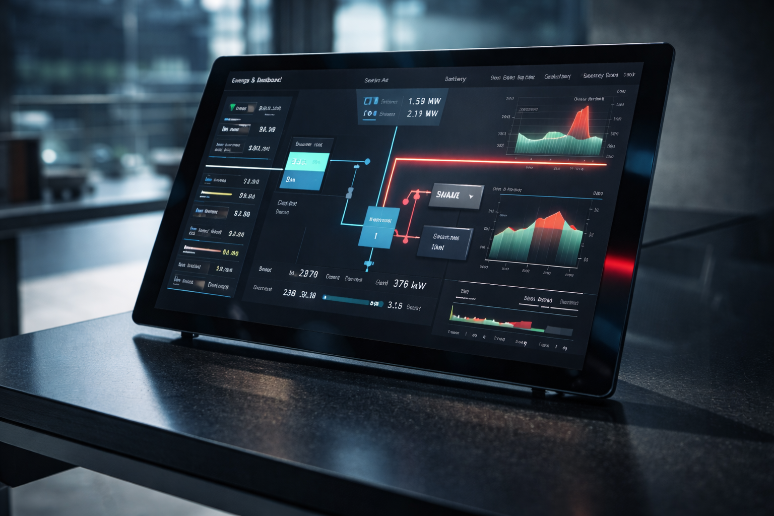 e-vis Energie-Management Dashboard
