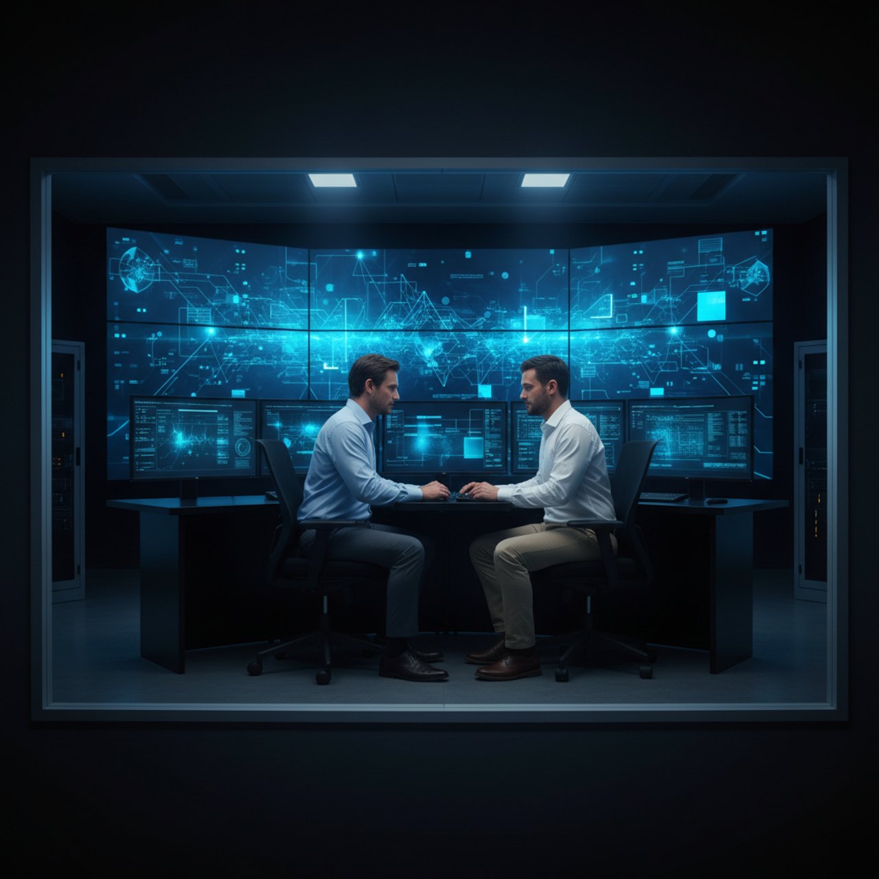 Analysten im Security Operations Center