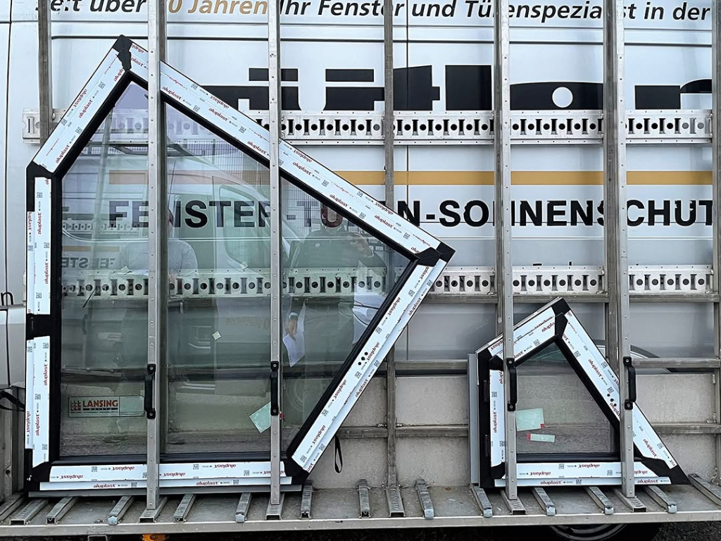 Fenster auf dem Transporter