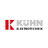 Rotes "K" neben grauem "KÜHN ELEKTROTECHNIK"-Schriftzug