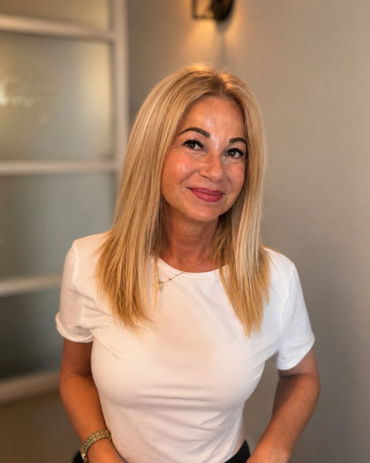 Giovanna Patti, Kosmetikerin bei SWON in Pforzheim