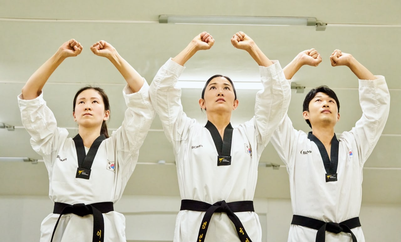 Das Trainerteam von SOMA Taekwondo Bonn beim Gruß