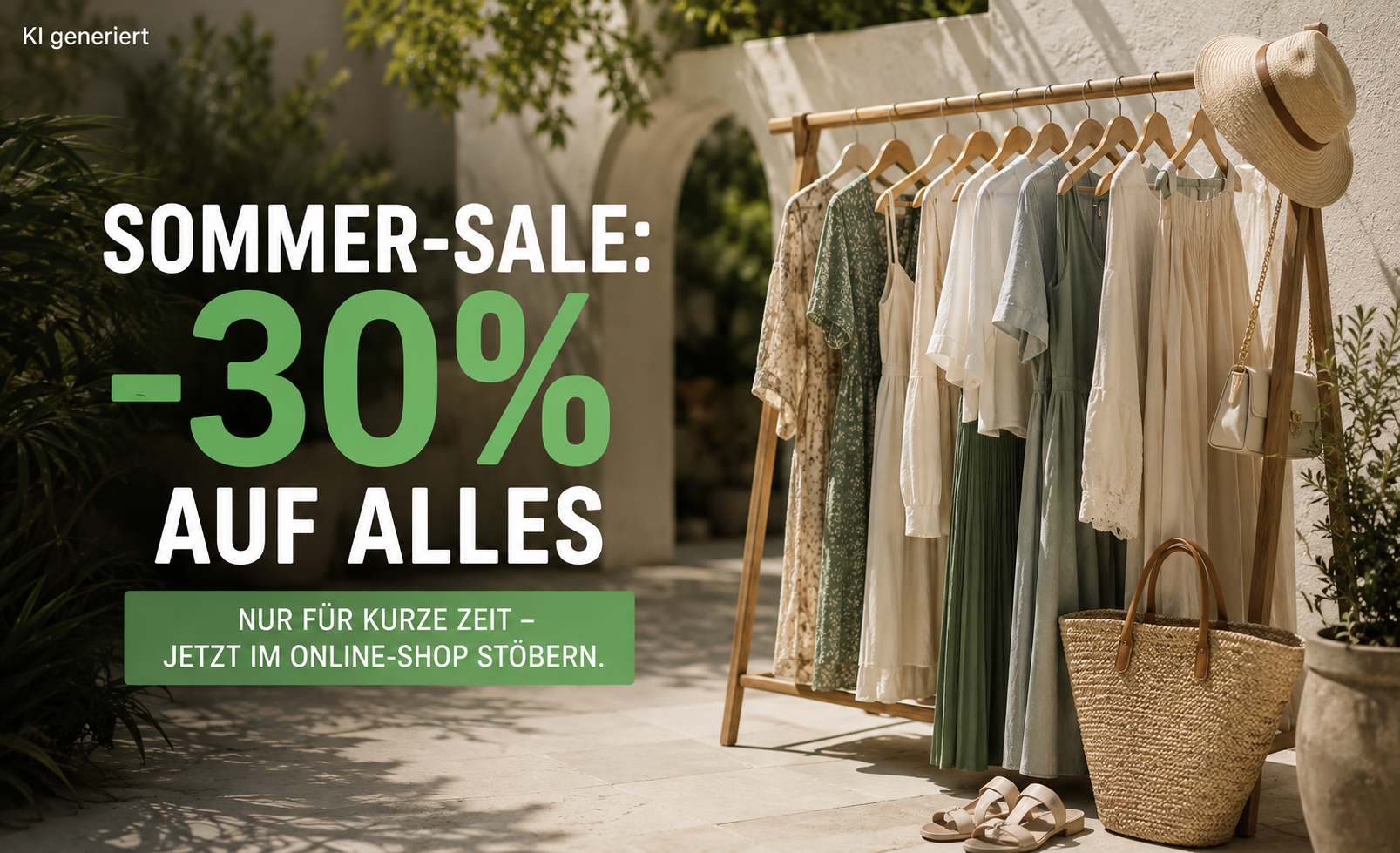 Sommer-Sale: −30% auf alles