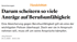 Handelsblatt-Artikelüberschrift: "Darum scheitern so viele Anträge auf Berufsunfähigkeit".