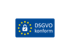 Blaue Flagge der Europäischen Union mit gelbem Sternenkranz und weißem Text "EU-FÖRDERUNG" und "NEXTGENERATIONEU".