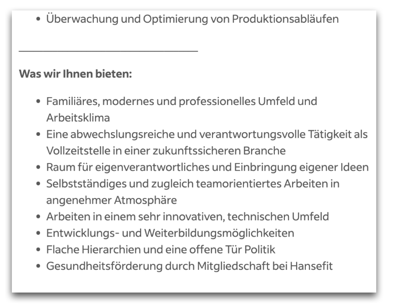 Indeed Stellenanzeige