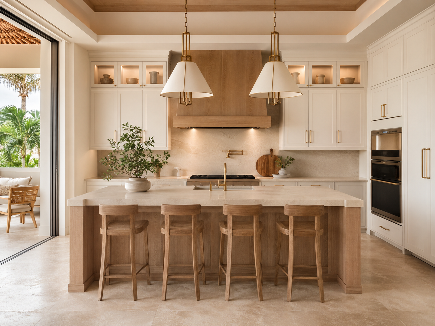 Cocina premium Warm Minimalism diseñada a medida por Lolo Morales Studio