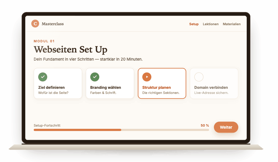 Modul 1 · Webseiten Set Up