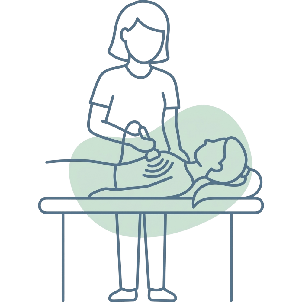 Illustration zur Leistung Ultraschalltherapie