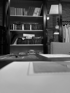 Stoffmuster und Einrichtungsdetails im Beratungsbereich von Tschui Menswear
