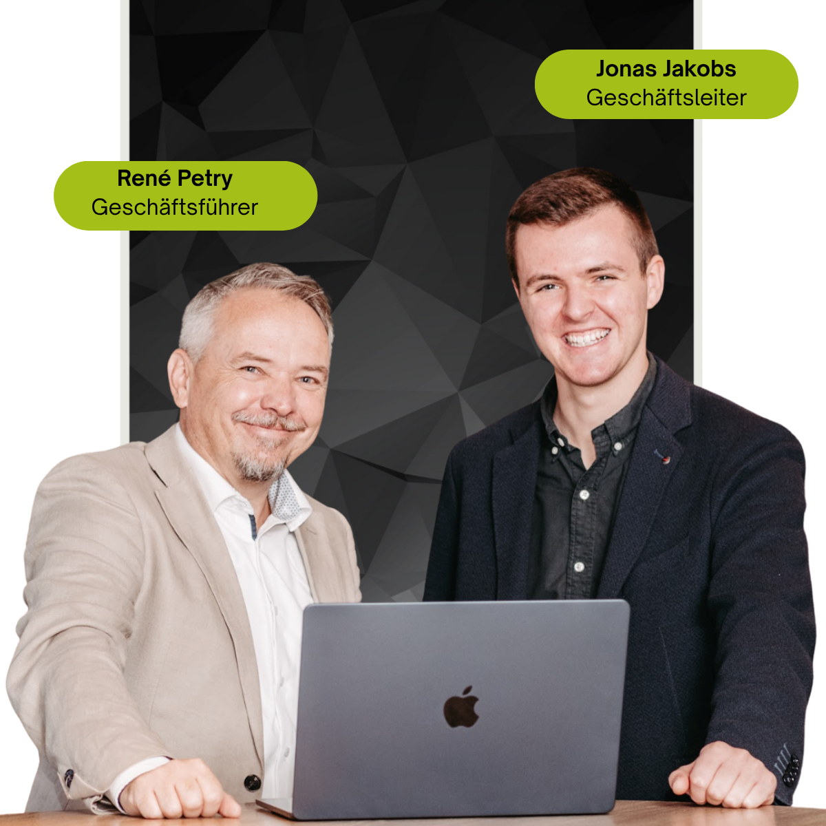 René Petry und Jonas Jakobs im sichtbar Hero
