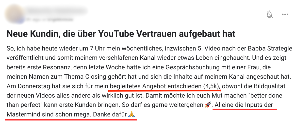 Kundenergebnis