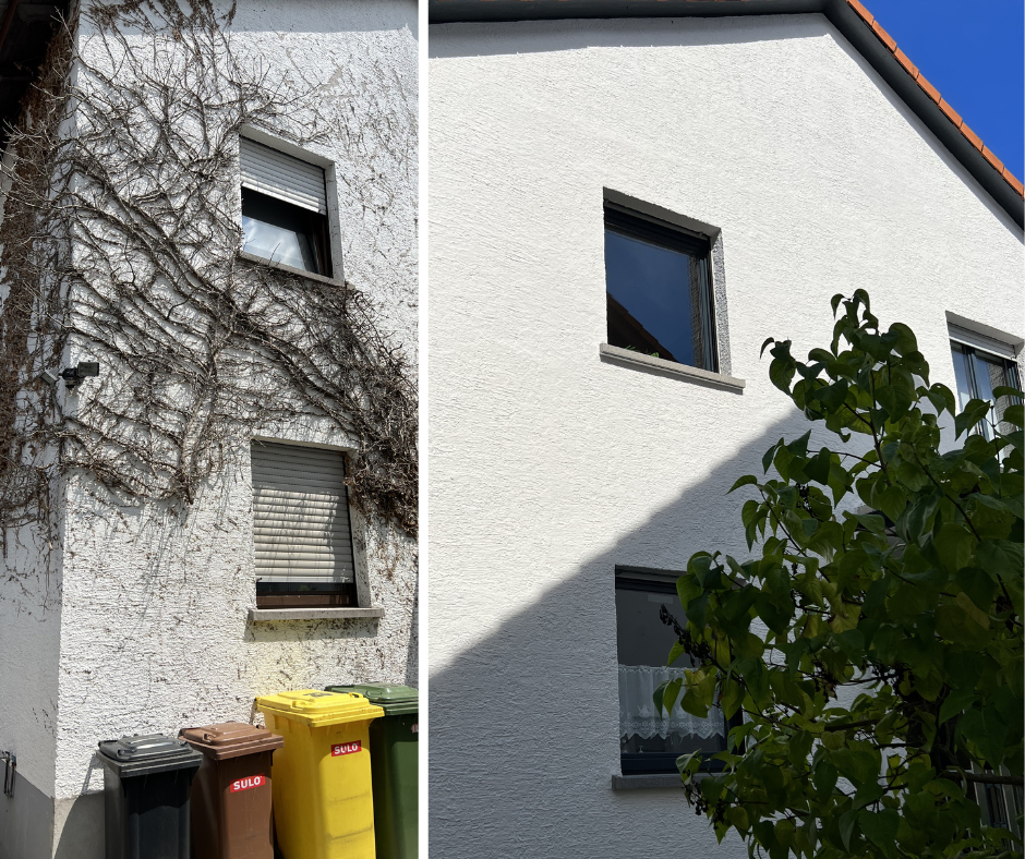Vorher Nachher Fassade