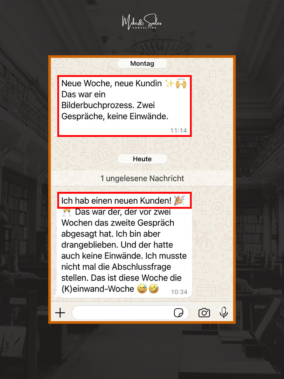 2 Kunden Pro Woche