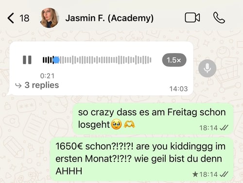WhatsApp: 1650 Euro im ersten Monat