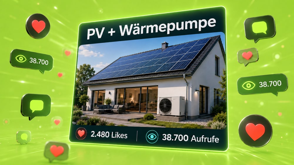 Photovoltaikanlage und Wärmepumpe gemeinsam vermarkten