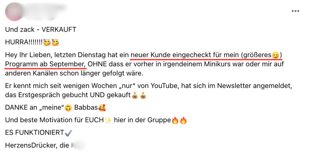 Kundenergebnis