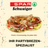 Werbegrafik Partybrezel – Frisch, g’schmackig, zu jeder Zeit