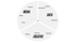 Laptop zeigt ein Dashboard mit Diagrammen, Grafiken und Zahlen auf dunklem Hintergrund.