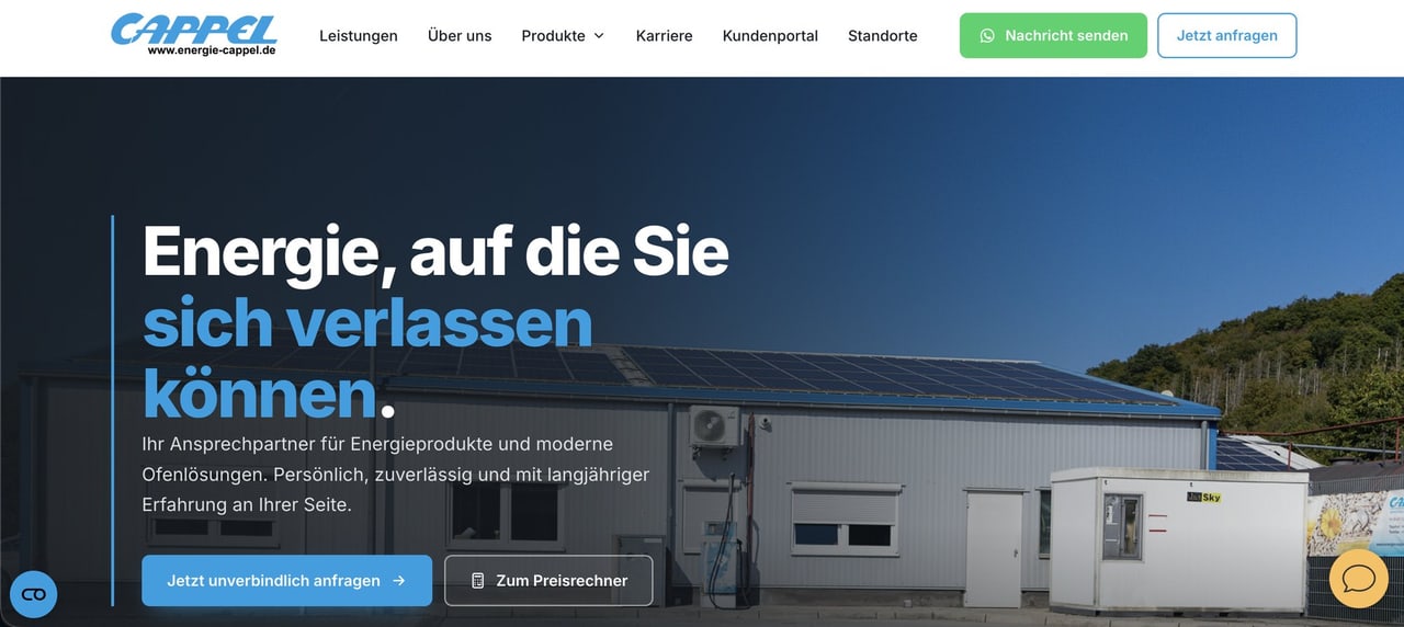 Website Cappel GmbH