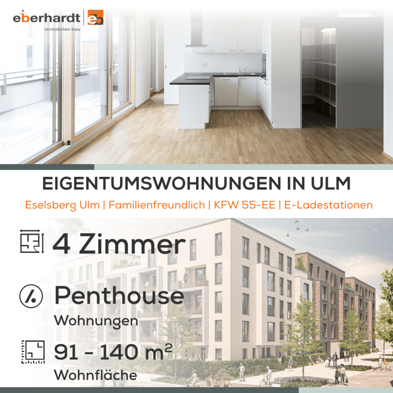 Anzeigenmotiv aus der Kampagne für Eberhardt Immobilien