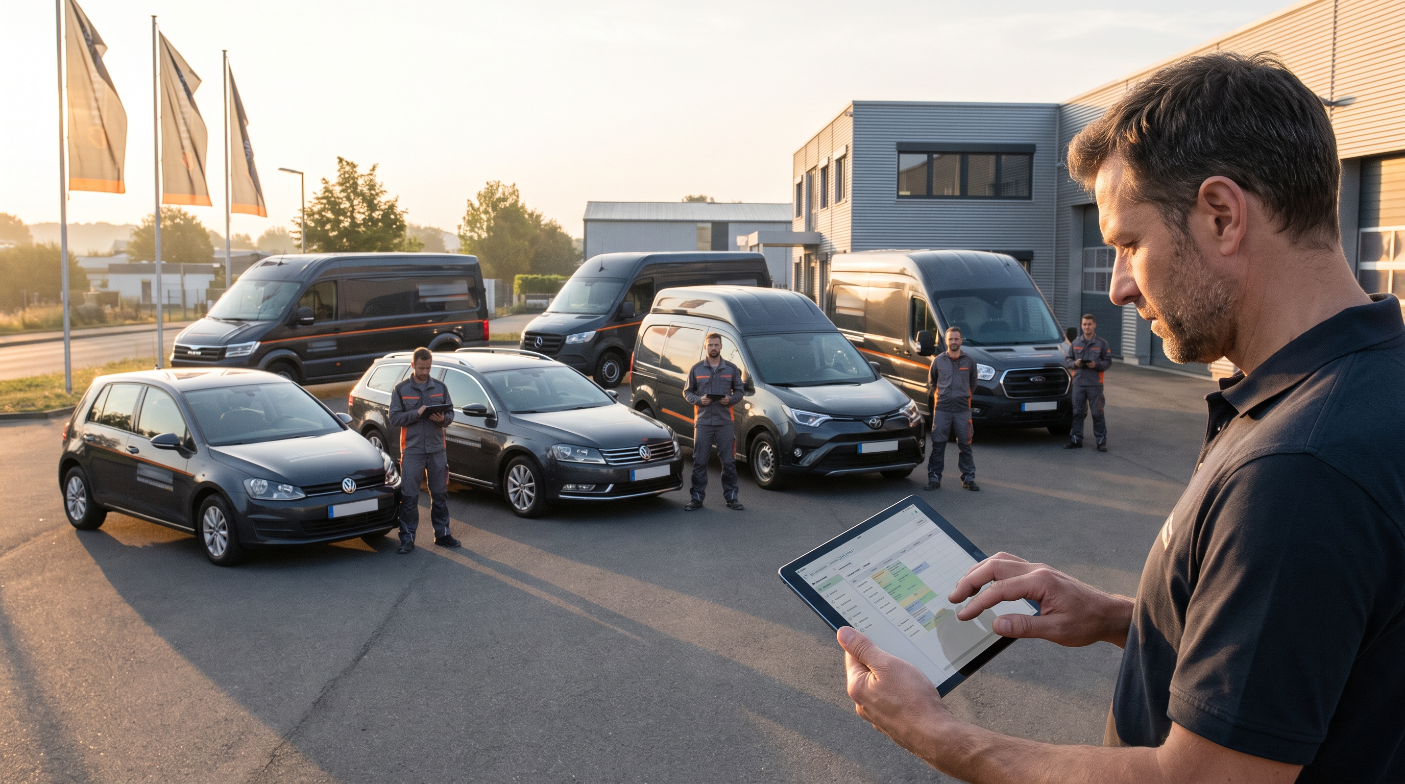 Digitales Dashboard im Einsatz bei einem Partnerbetrieb