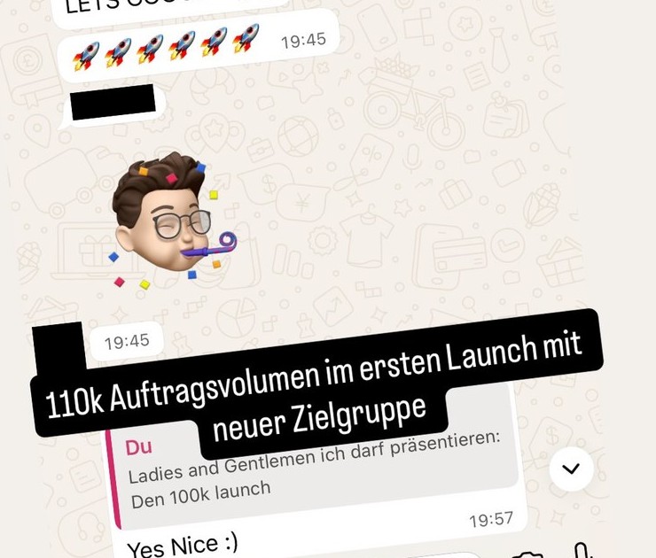 WhatsApp: 110k Auftragsvolumen im ersten Launch mit neuer Zielgruppe